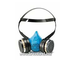 Masque de protection respiratoire double cartouche