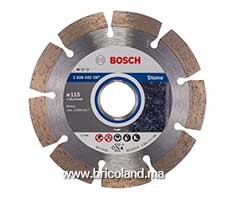 Disque à tronçonner diamanté Standard pour Pierre - 115 x 22,23 x 1,6 x 10 mm - Bosch
