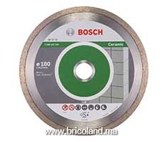 Disque à tronçonner diamanté Standard pour Céramique- 180 x 22,23 x 1,6 x 7 mm - Bosch