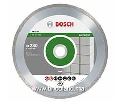 Disque à tronçonner diamanté Standard pour Céramique - 230 x 22,23 x 1,6 x 7 mm - Bosch