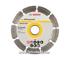 Disque à tronçonner diamanté Eco Universel - 125 x 22,25 mm - Bosch