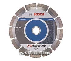 Disque à tronçonner diamanté Standard pour Pierre - 180 x 22,23 x 2 x 10 mm - Bosch