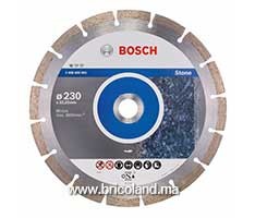 Disque à tronçonner diamanté Standard pour Pierre - 230 x 22,23 x 2,3 x 10 mm - Bosch