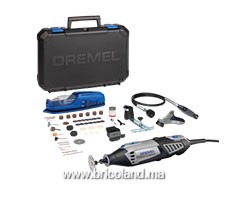 Coffret 4000 : 4 adaptateurs et 65 accessoires - Dremel