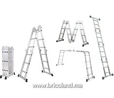 Echelle pliante articulée en aluminium 4x4