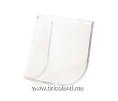 Ecran transparent avec bordures en aluminium