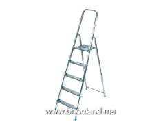 Escabeau 5 marches 1.6m aluminium - Litan