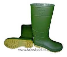 Bottes verte sans coquille en PVC