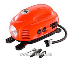 Gonfleur/Compresseur 12V ASI200 - BLACK & DECKER