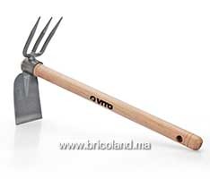Serfouette panne et fourche 3 dents avec manche - Vito