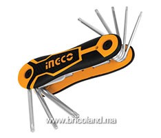 Jeu de 8 clés torx HHK14083 - INGCO
