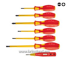 Jeu de 7 tournevis isolés 1000V - Valex