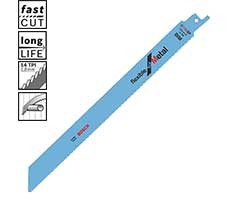 Lame de scie sabre S 1122 BF BIM pour métal 5 pièces - Bosch