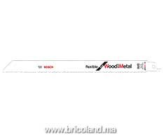 Lame de scie sabre S 1122 HF pour bois et métal 5 pièces - Bosch