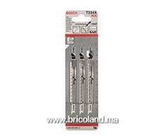 Lame de scie sauteuse pour bois T 234 X HCS 3 pièces - Bosch