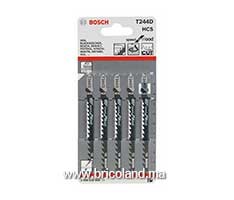 Lame de scie sauteuse pour bois T 244 D HCS 5 pièces - Bosch