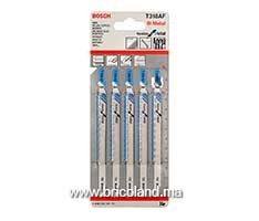 Lame de scie sauteuse pour métal T 318 AF BIM 5 pièces - Bosch