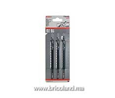 Lame de scie sauteuse pour bois T 344 D HCS 3 pièces - Bosch