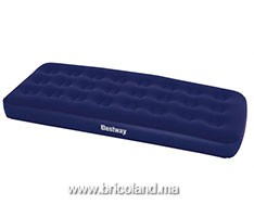 Lit gonflable floqué 1 personne 185 x 76 x 22cm - Bestway