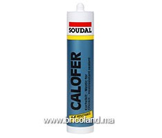 Mastic haute température +1500°C Calofer 310ml - Soudal
