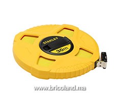 Mesure longue en fibre de verre 30 m x 12,7 mm -  STANLEY