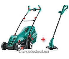 Pack Tondeuse électrique + Coupe bordures électrique - Bosch