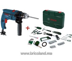 Pack perceuse GSB 1300 + 117 pièces - Bosch