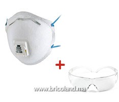 Pack lunette et masque de protection - 3m