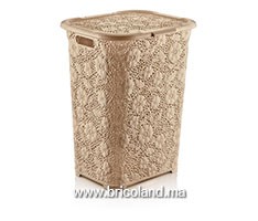 Panier à linge en plastique Motif 50L