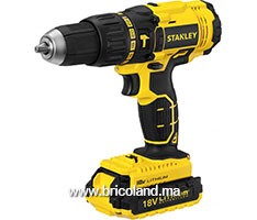 Perceuse visseuse à percussion sans fil 18V SCH20S2K - STANLEY