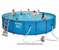 Piscine hors sol tubulaire Steel Pro Max™ 5.49 x 1.22m - Bestway