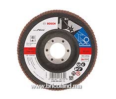 Plateaux à lamelles 115mm 22,23mm 80  Meilleur pour Métal - Bosch