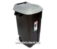 Poubelle à roues 120L noir - TAYG