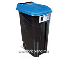 Poubelle à roues 80L noir - TAYG
