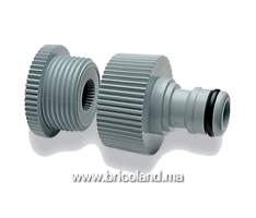 Raccord pour nez de robinet fil. 3/4" et réduction fil - Ipierre