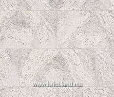 Revêtement mural Flores White waxed 600x300mm - Dekwall