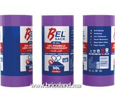 Sac poubelle 50 litres 30 bags - Belsack