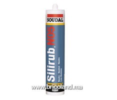 Mastic silicone neutre Silirub NEO5 300ml - Soudal