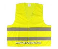 Gilet de signalisation avec 2 bandes horizontales
