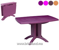 Table de jardin pliante Vega 118 cm