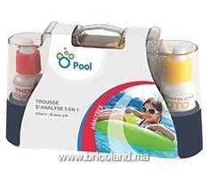 Test liquide 3 en 1 (Chlore, brome, pH) - Ocedis