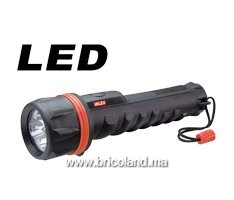 Torche 3 LED à pile 2xAA - Valex
