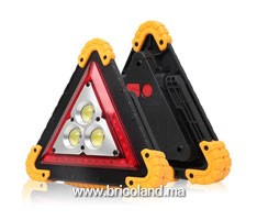 Triangle de signalisation LED multi-fonctions
