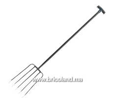 Fourche 6 dents avec manche - Vito