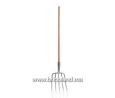 Fourche 4 dents avec manche en bois - Vito