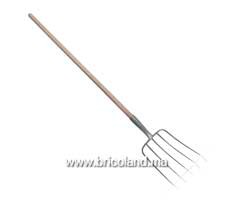 Fourche 5 dents avec manche en bois - Vito