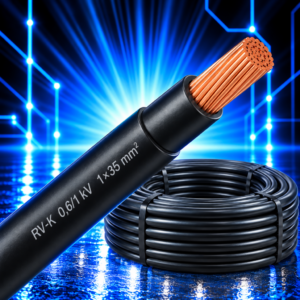 Câble Électrique RV-K 0,6/1 kV – 1×35 mm² – Noir – RVK1KV1X35