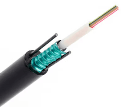 Câble Fibre Optique Monomode OS2 12 Fibres Armé
