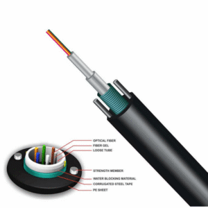 Câble Fibre Optique Multimode OM2 6 Fibres Armé