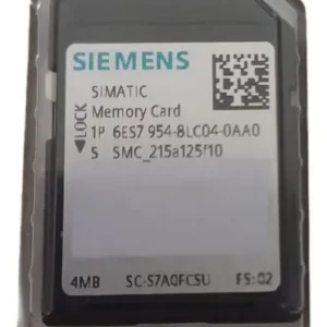 Carte Mémoire Siemens SIMATIC S7 – 4 Mo – 6ES7954-8LC04-0AA0